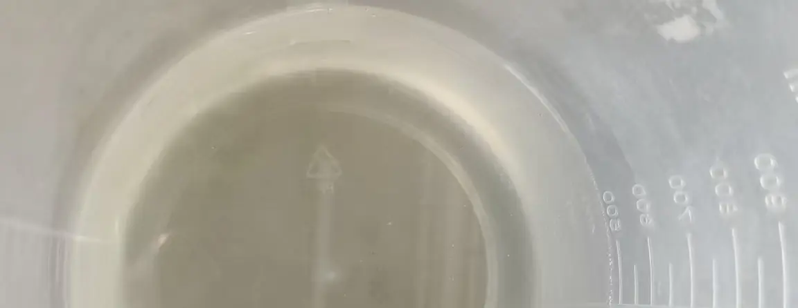 Polycarboxylate superplasticizer (PCE) liquid admixture sample
